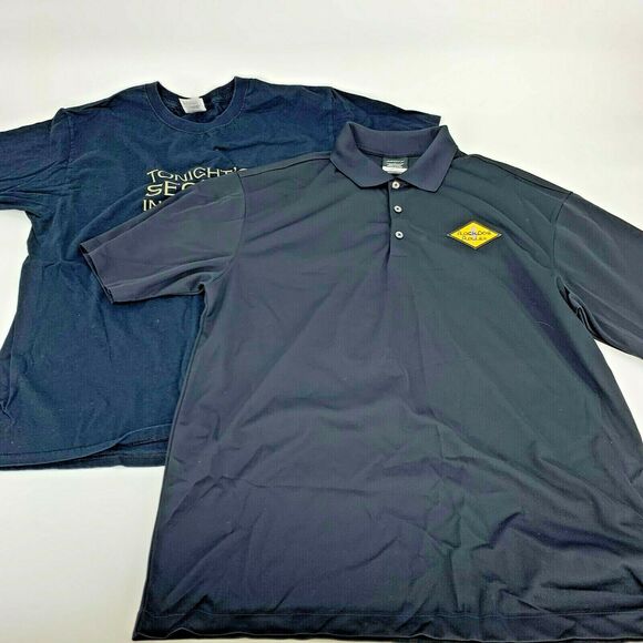 Fruit Of The Loom Nike Golf Mens Shirt Lot Bundle Tee Polo Cotton Sz Large - Picture 1 of 8